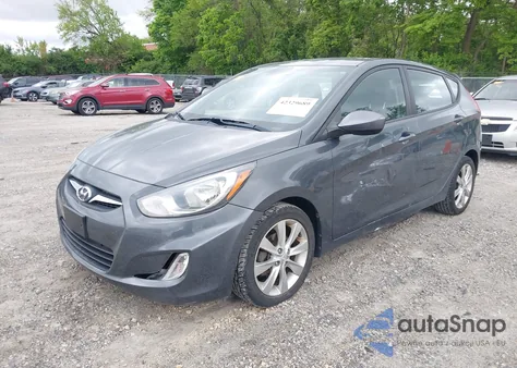 2012 Hyundai Accent Se z USA, uszkodzony, nr VIN KMHCU5AE3CU006411